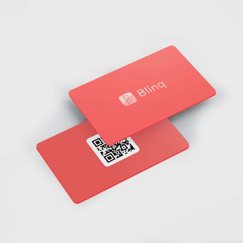 Blinq بطاقة عمل رقمية - بطاقة NFC - مشاركة فورية عبر اللمس - متوافقة مع آيفون وأندرويد (كورال) - Image 3